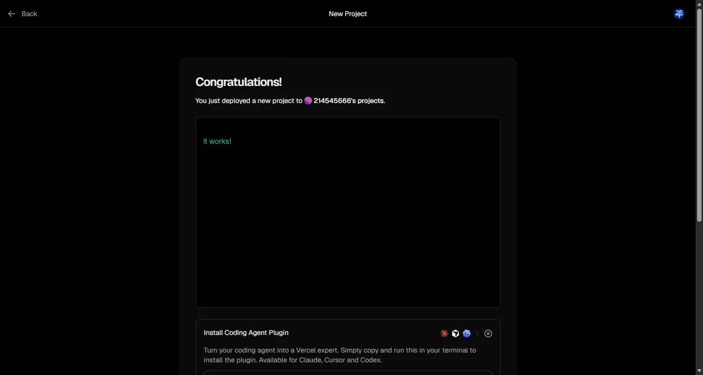 vercel-deploy-success